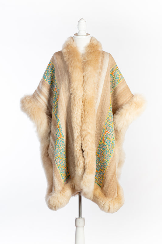 Tan Alpaca x Shipibo Cape | 760