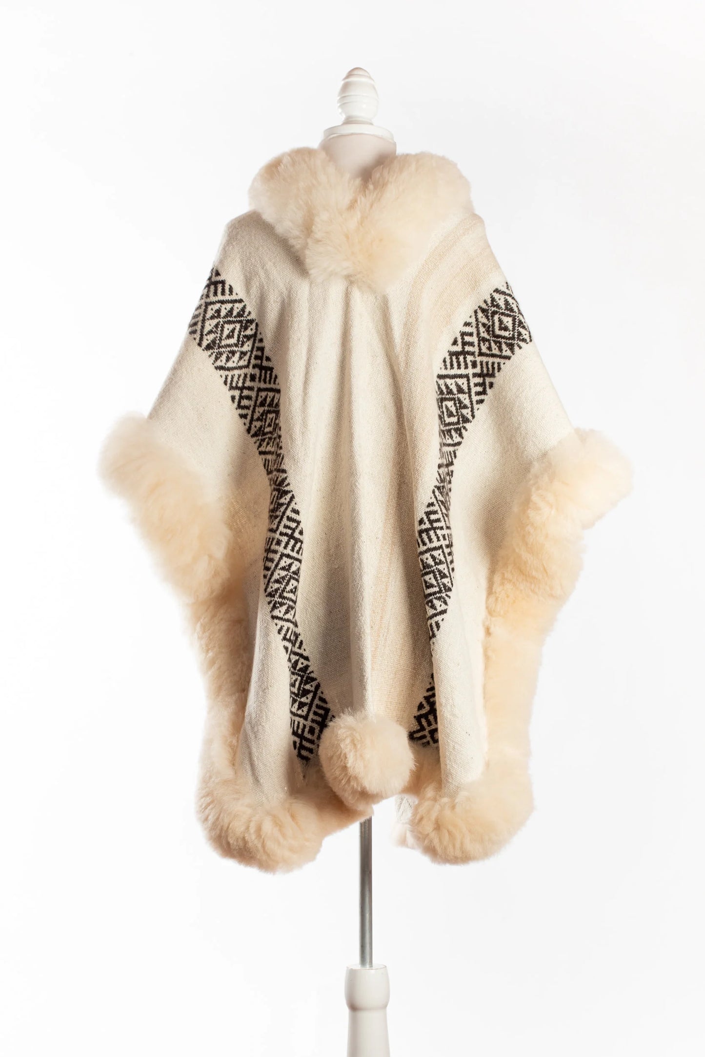 Cream Alpaca Cape | Elemental Harmony | Cape 715